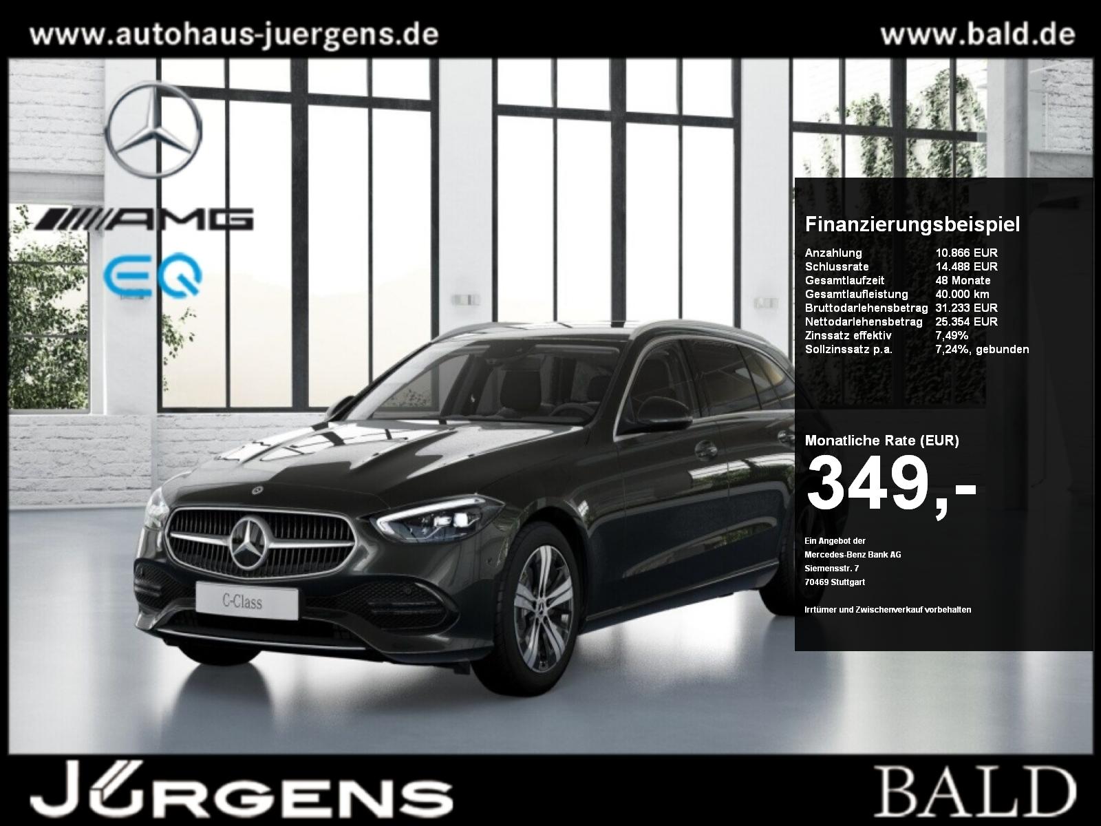 Mercedes-Benz C 180 T Avantgarde/AHK/LED/Kamera/Totw/Ambi/17''
