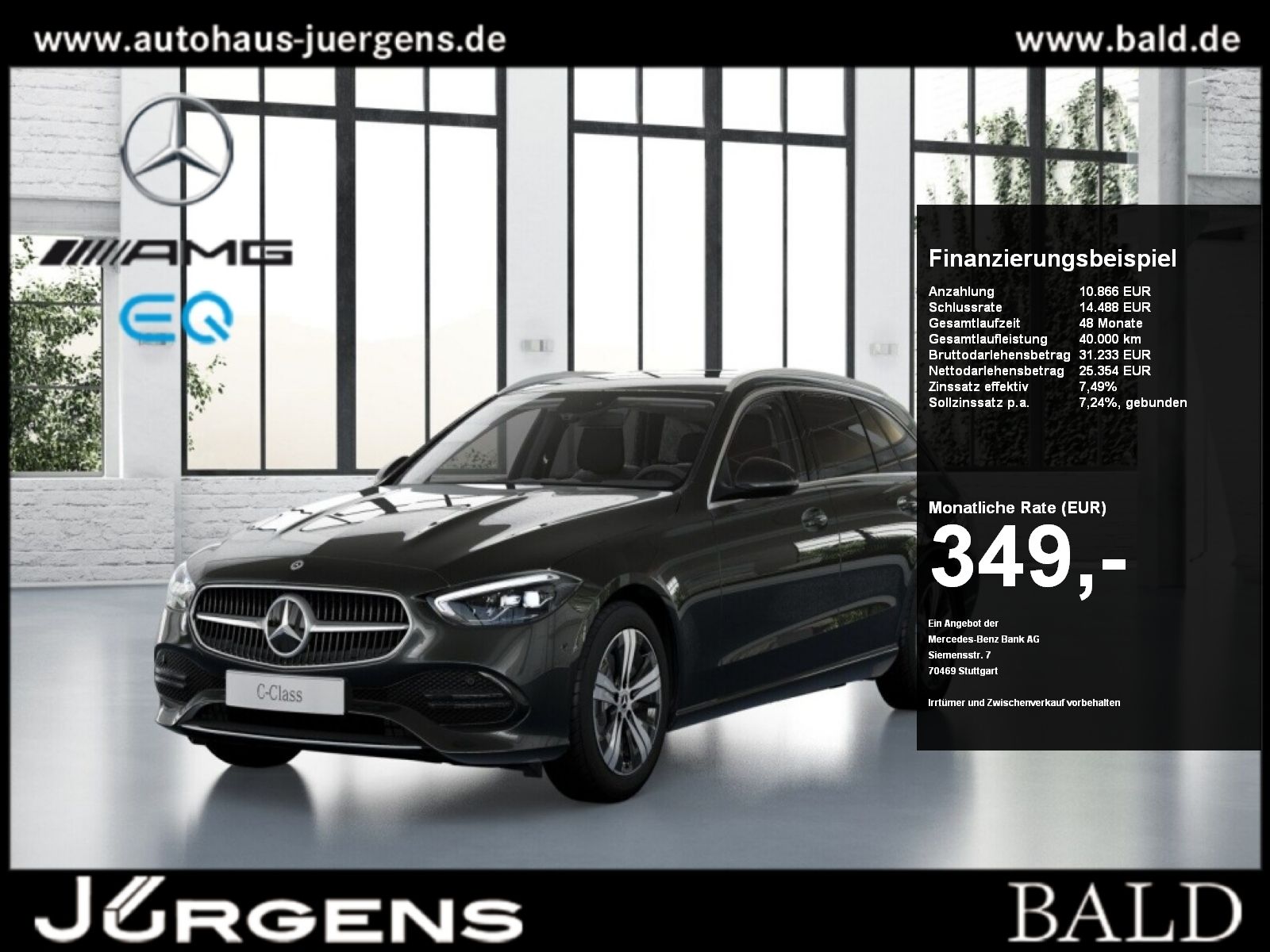 MERCEDES-BENZ C 180 T Avantgarde/AHK/LED/Kamera/Totw/Ambi/17''