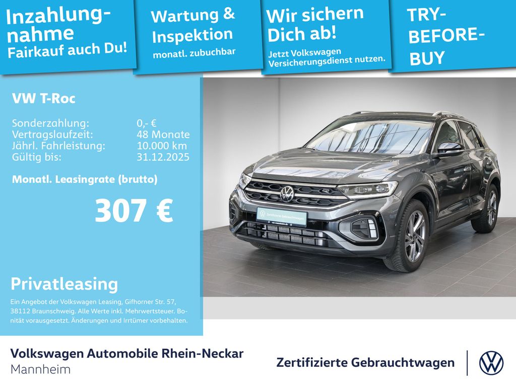 Volkswagen T-Roc 1.5 TSI R-Line DSG AHK Navi Kamera uvm