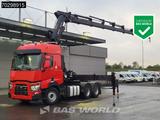 Renault T 520 6X4 Hiab 477E-7 HIDUO Crane Kran Big-Axle