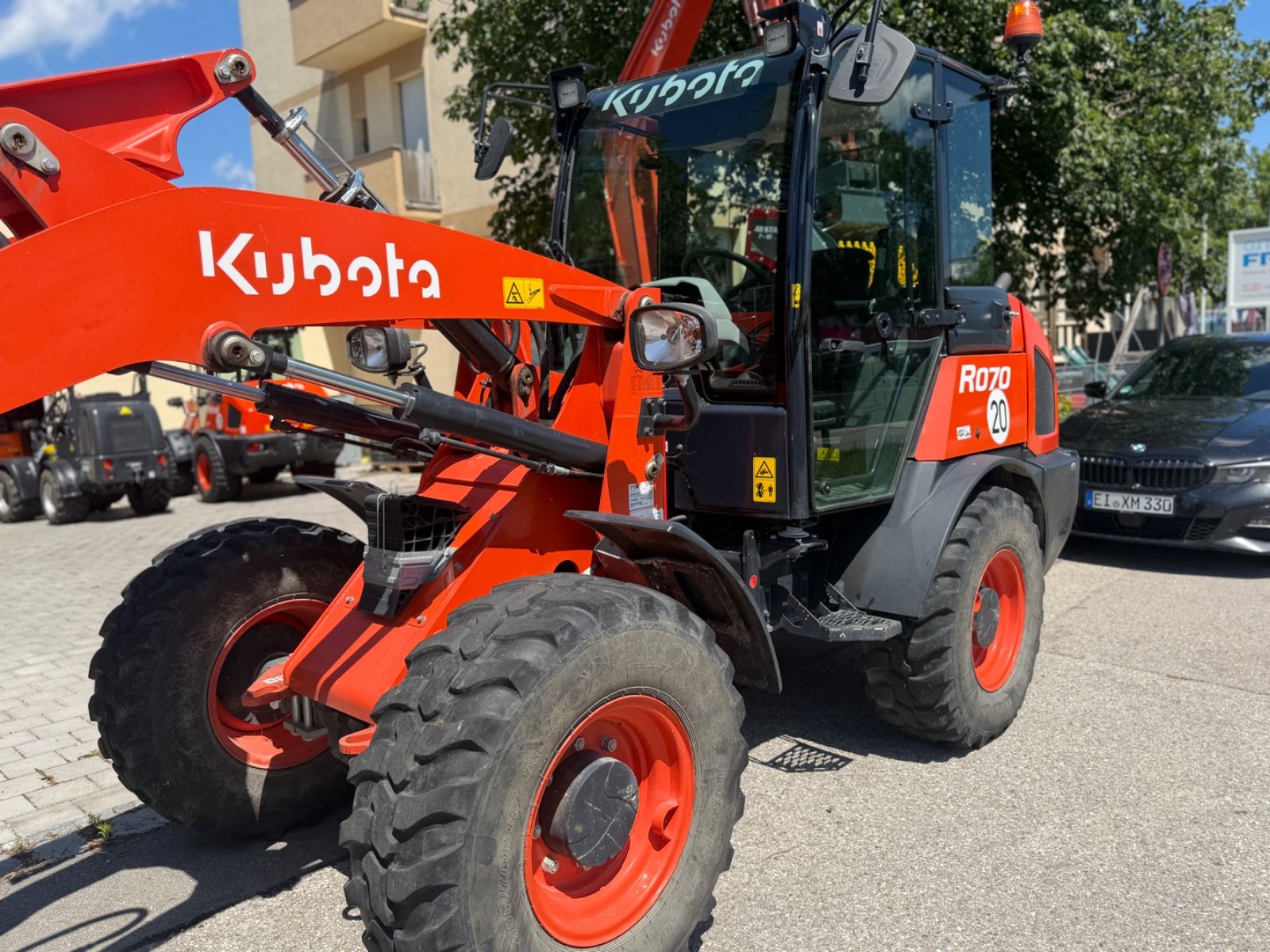 Fahrzeugabbildung Kubota R070 Schaufel, Gabel Top