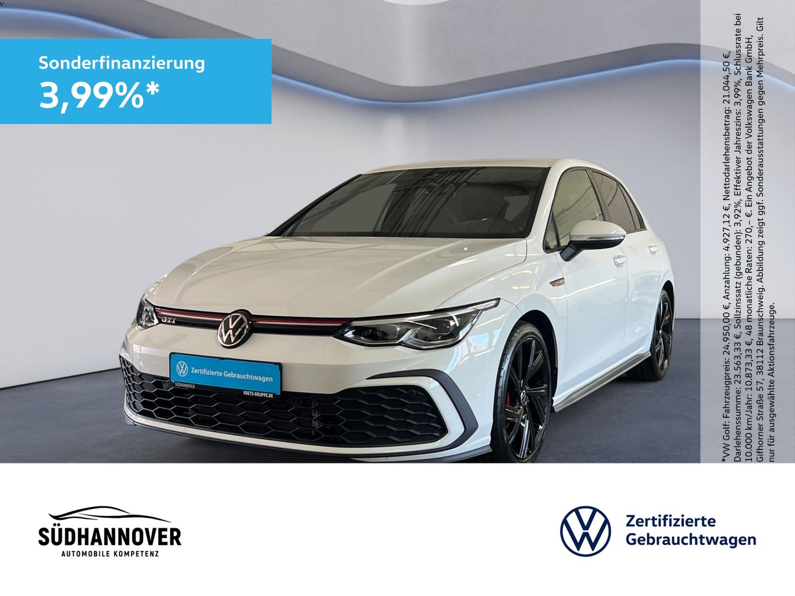 Volkswagen Golf GTI 2.0 TSI DSG LED+SHZ+PDC