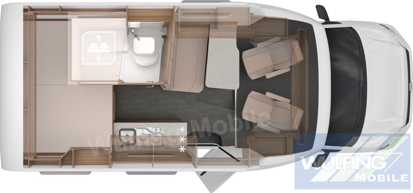 Knaus Tourer Van 500 MQ Vansation ACC LED-SW 2-Schlafp