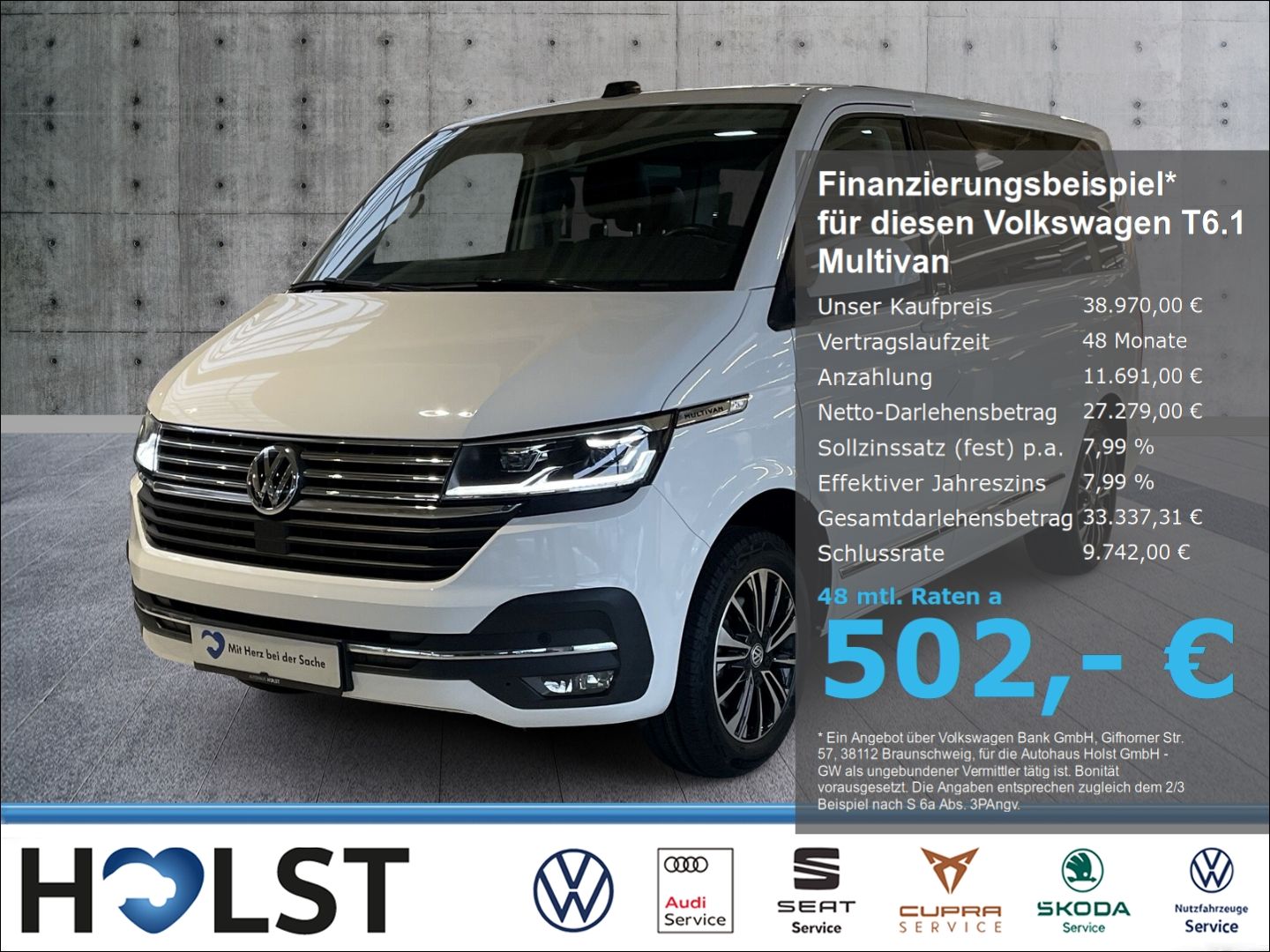Volkswagen T6.1 Multivan 2.0TDI Generation Six AHK NAV RÜFA