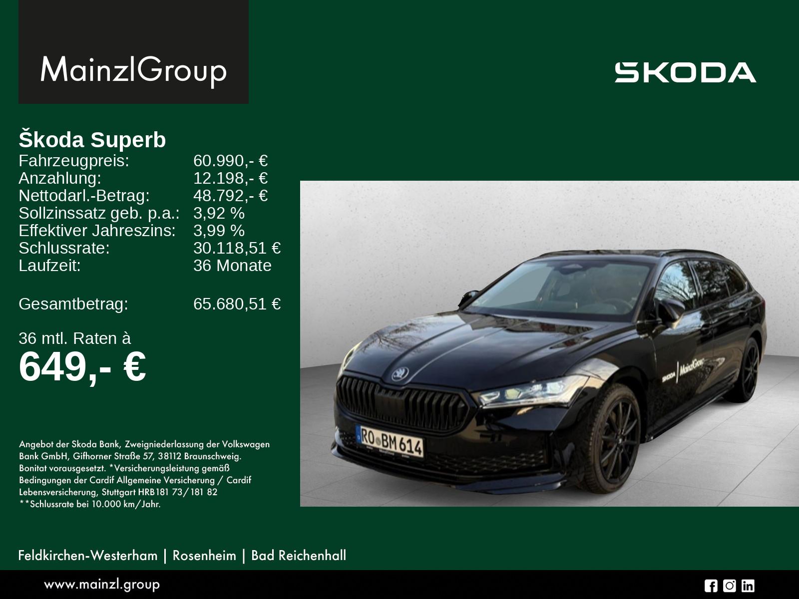Skoda Superb Combi Sportline 2,0 TDI 142 kW