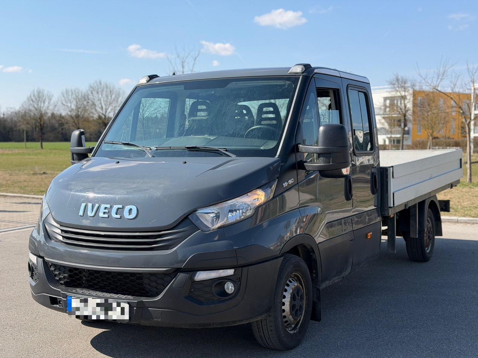 Iveco 35-150*Pritsche*Lang*3.0*150PS*7Sitze*Klima*