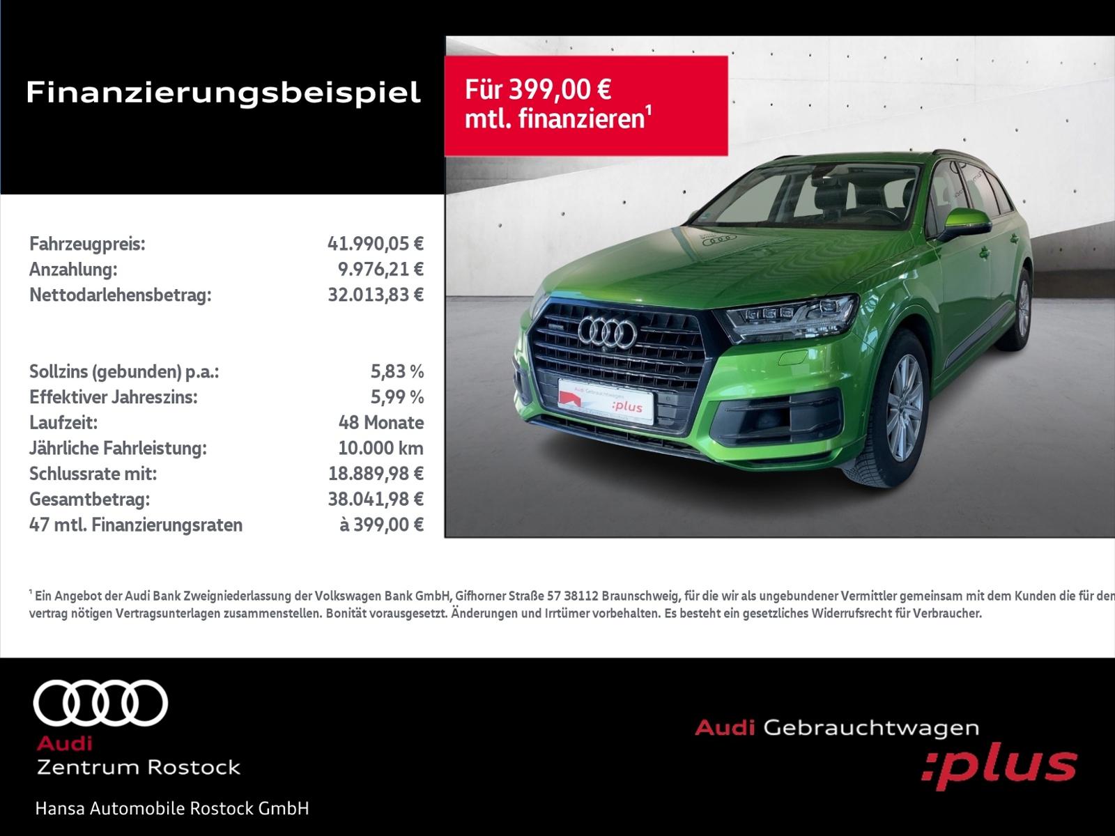 Audi Q7 45 TDI Quattro+Navi+Matrix+Ahk+Head Up+Air Su