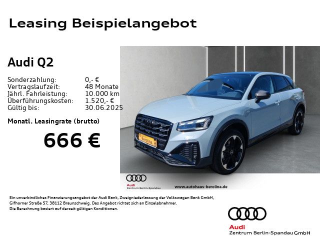 AUDI Q2 40 TFSI qu. S line S tronic *MATRIX*PANO*AHK*