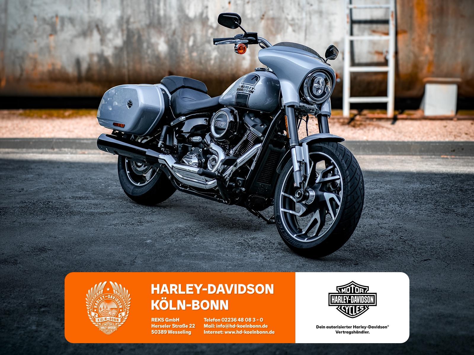 Harley-Davidson FLSB Sport Glide 107 -Wilbers-Atlas Silver-Top!