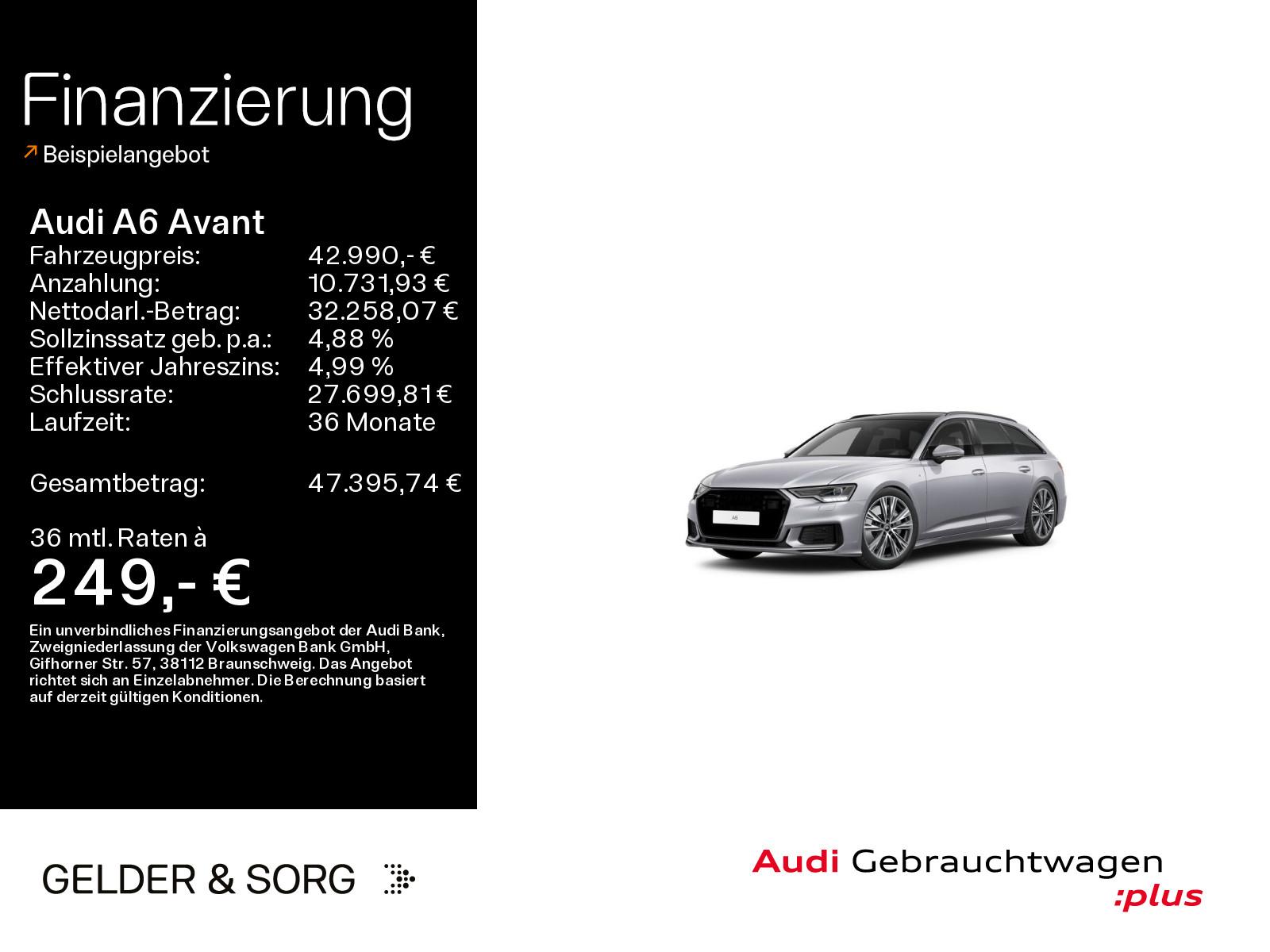 Audi A6 Avant 55 TFSI qu. S line RFK*LED*Pano*HuD