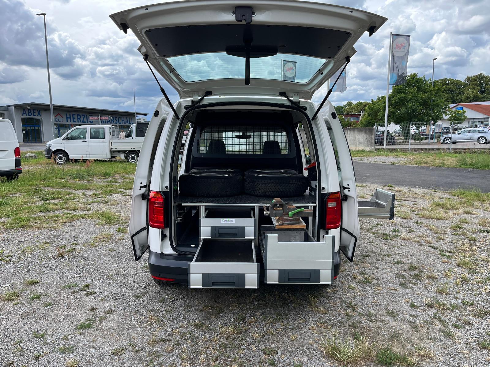 Volkswagen Caddy Kasten DSG 2xS-Türe Klima Navi Regale PDC