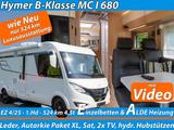 HYMER / ERIBA / HYMERCAR B-Klasse MC I 680 nur 524km ALDE, Lithium BMC