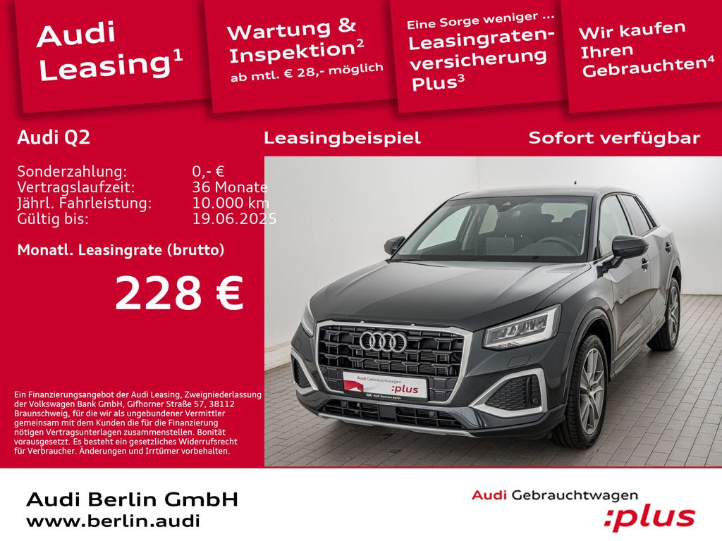 Audi Q2 Advanced 30 TFSI 6-Gang AHK PDC SITZHZG