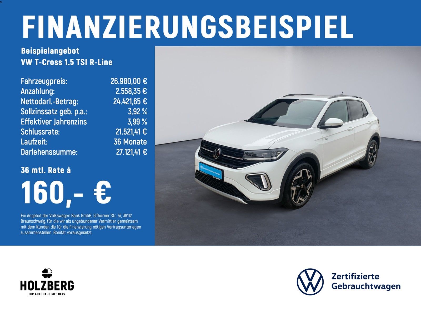 Volkswagen T-Cross 1.5 TSI R-Line NAVI+ACC+RFK