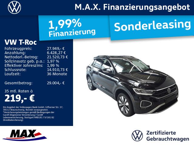 T-Roc 1.5 TSI DSG MOVE LED+ACC+NAVI+STANDHZG+VCP
