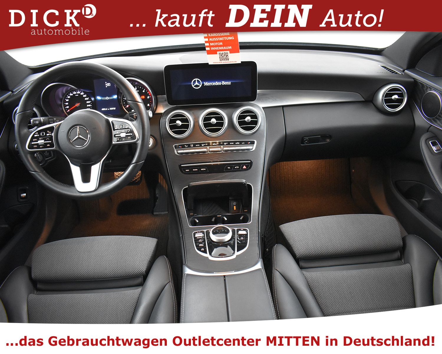 MERCEDES-BENZ C 200d T 9G 2X Avantg NAVI+KAM+LEDER+SHZ+MULTIBE - Image 7