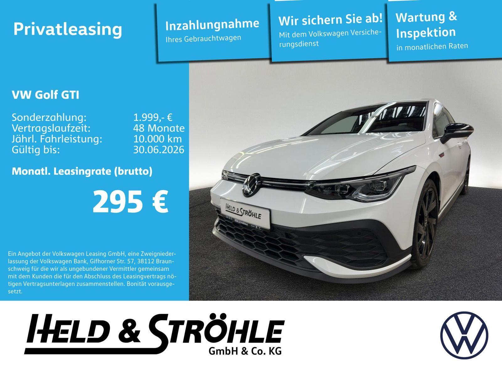 Volkswagen Golf GTI Clubsport 2.0 TSI DSG NAV KAM 18" BLACK