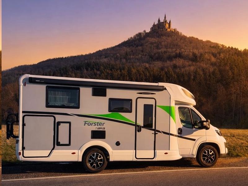 Forster FT 699 EB,Klima,Marki,Fahrradträ,TV, Einzelbett