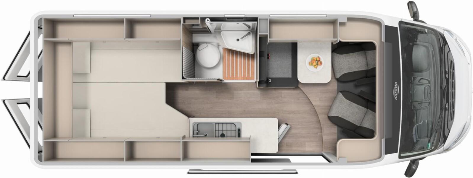 Carado pro+ CV 640 auf Okt. 26|190AH|LEDSW|Combi6EHeiz.