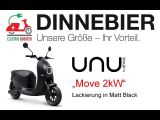 Andere UNU Move 2kW E-Roller Automatik *dt. Modell* - SCHWARZ ELEKTRO ROLLER