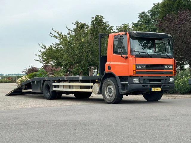 DAF 65.210 MASCHINE/FAHRZEUG TRANSPORTER RAMPEN!! MA