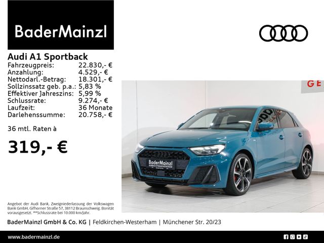 Audi A1 Sportback 40 TFSI S tronic S line B&O Kam SHZ