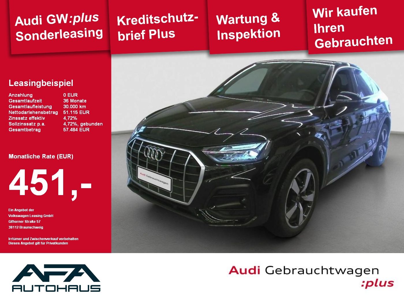 Audi Q5 Sportback 40 TFSI qu. S tr. S-LineINT*AHK*StH