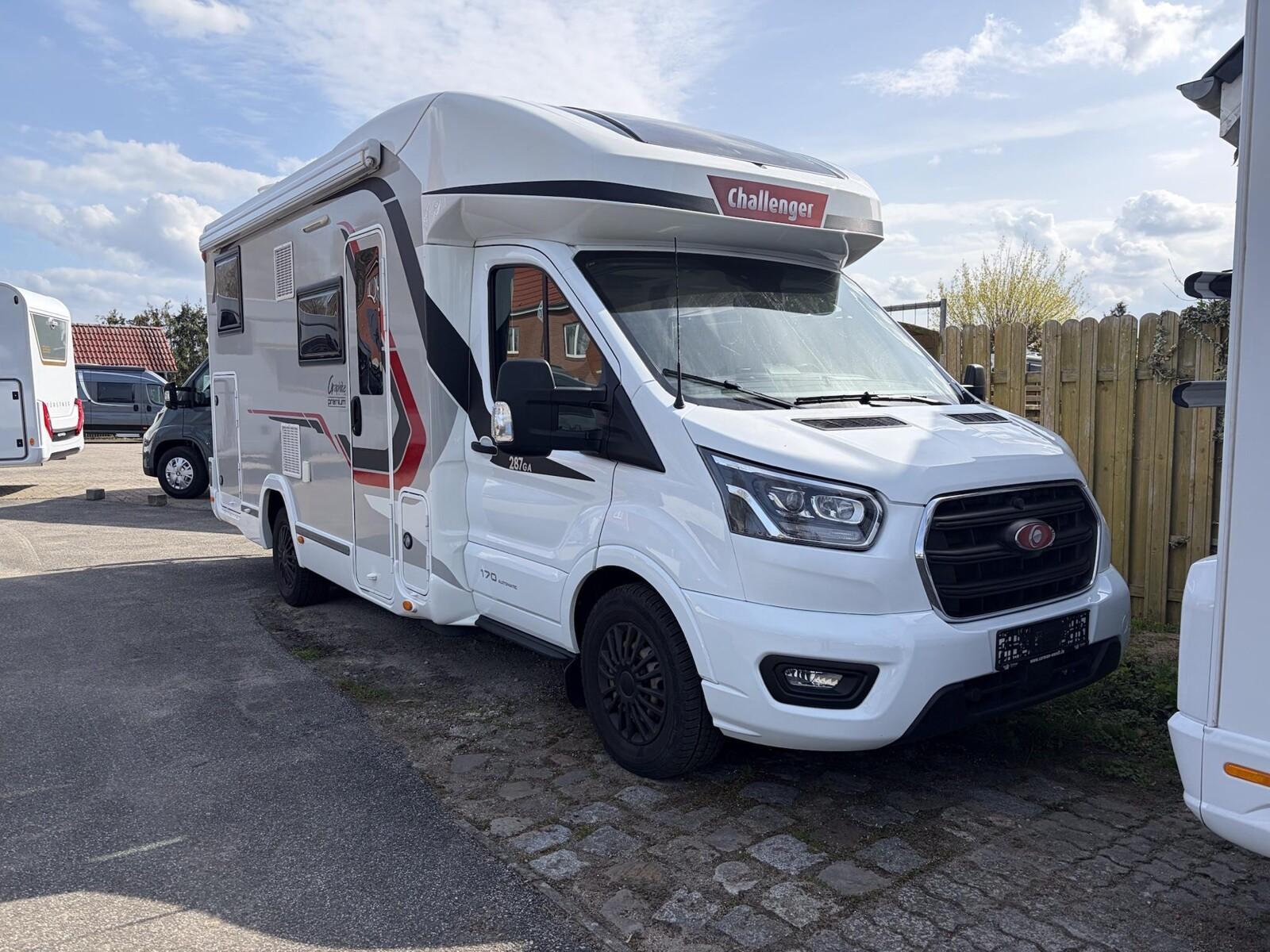 Challenger Teilintegriert Graphite Edition 287 Sat+TV+Marki