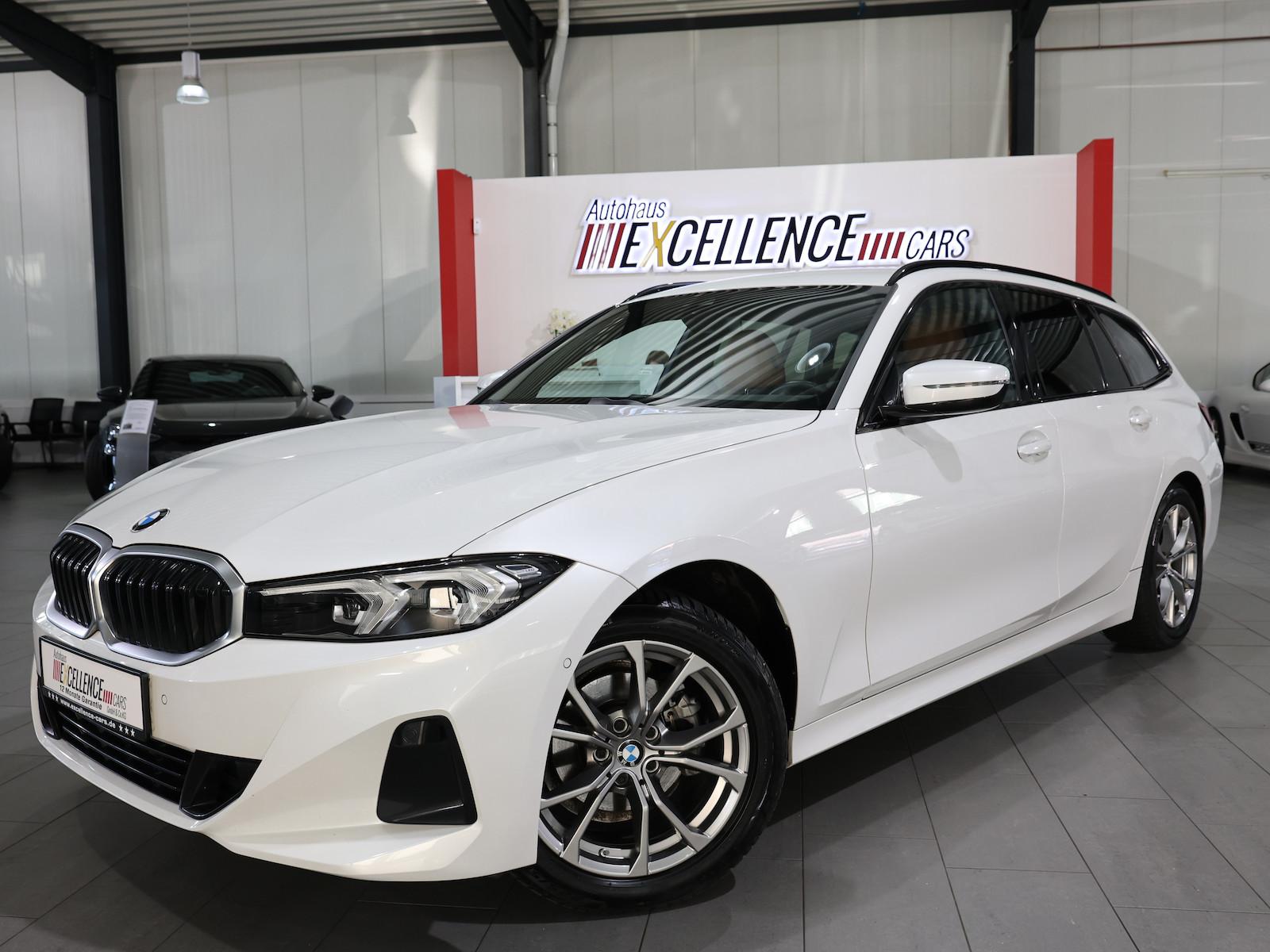 BMW 318d Touring SPORT WHITE & BROWN / CURCED, LED
