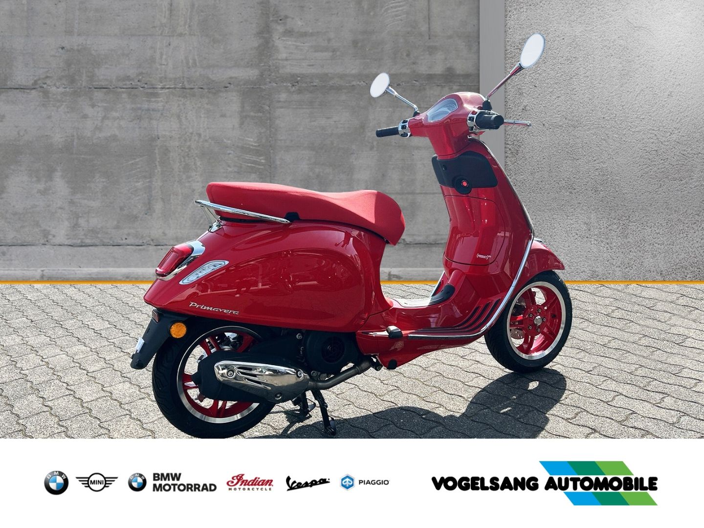 Fahrzeugabbildung Vespa Primavera 50 Product RED, Sondermodell, I-Get, V