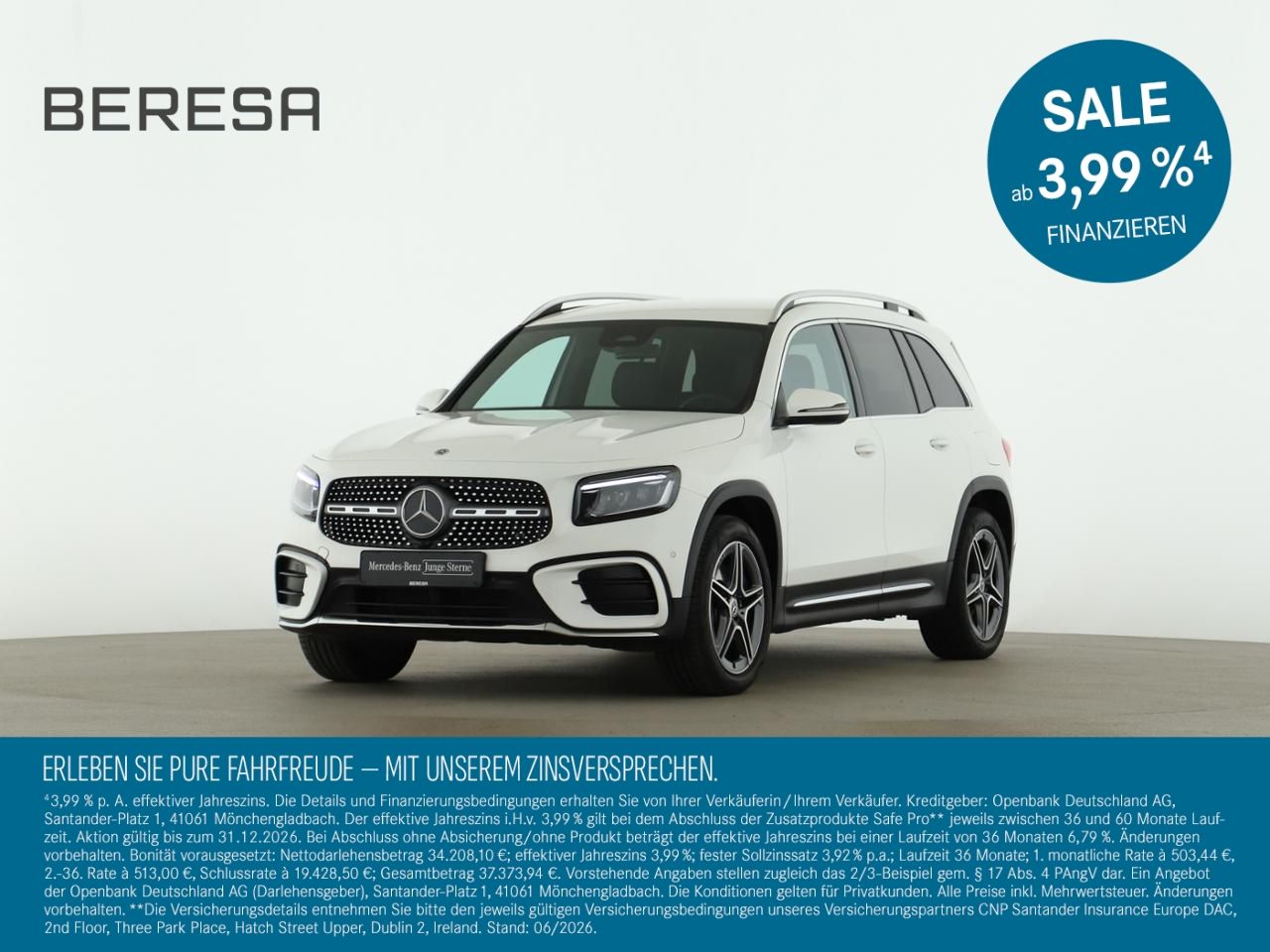 MERCEDES-BENZ GLB 220 d 4M AMG ADV.+ 19'' Kamera LED Navi