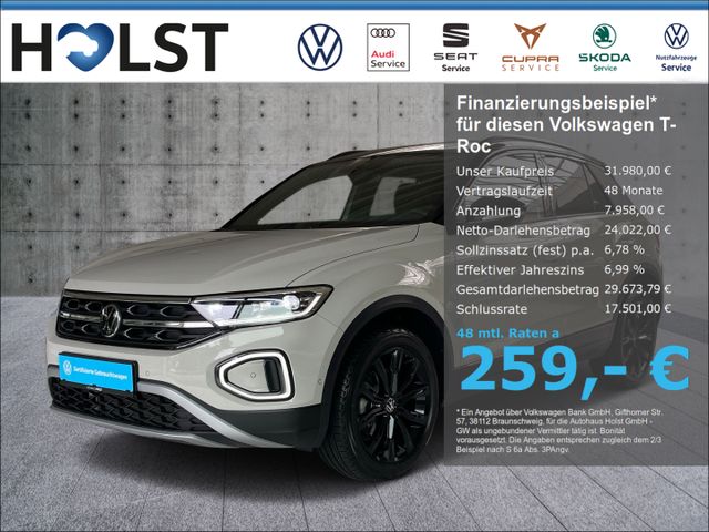 Volkswagen T-Roc 1.5TSI DSG Style,RüFaKa, ACC, NAV, SHZ