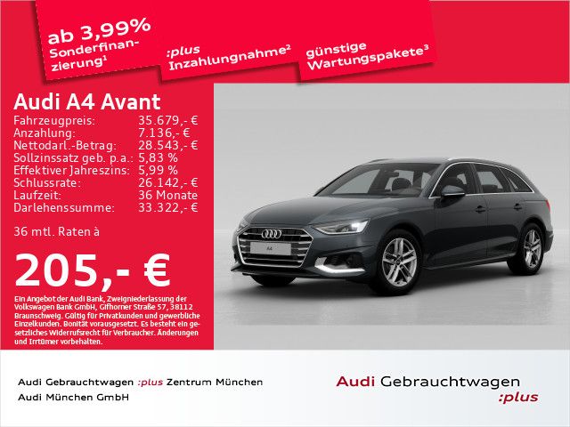 Audi A4 Avant 35 TFSI S tronic advanced Kamera/Navi+/