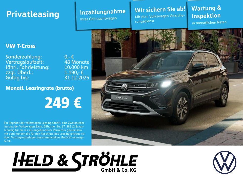 T-Cross Energy 1.0l DSG AHK RFK Ganzjahresreifen