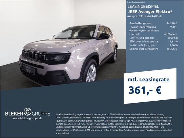 Jeep Avenger Elektro MY24 Altitude