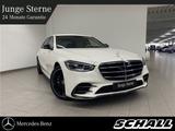 Mercedes-Benz S 580 e 4M L AMG+NIGHT+DISTR+AIR+DIG.LIGHT+360° - weiße Mercedes-Benz S 580