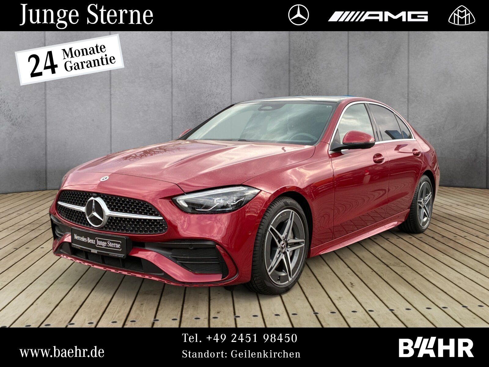 MERCEDES-BENZ C 180 AMG/MBUX/LED/Pano/Totwinkel/Parktr.+RFK