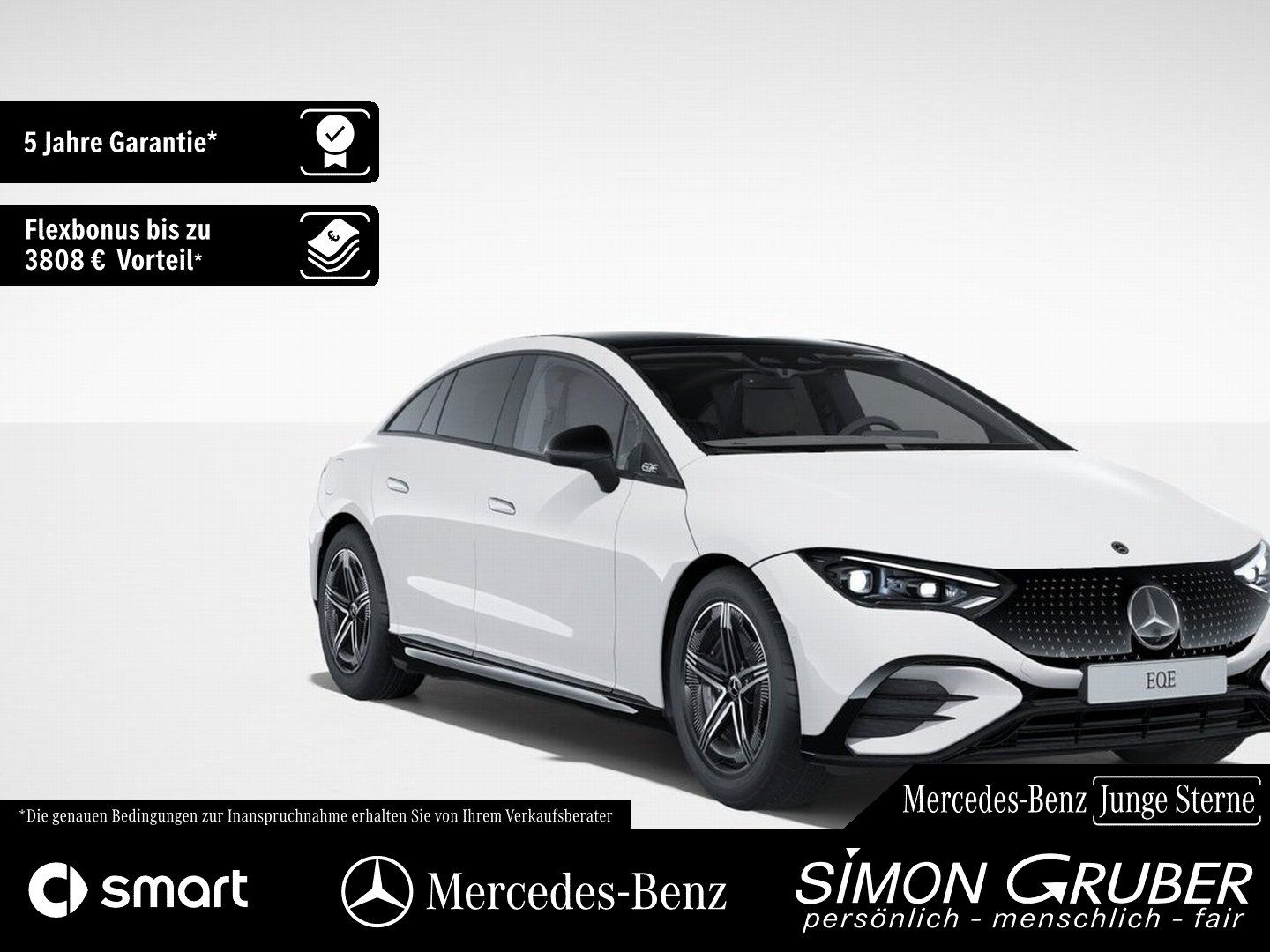 Fahrzeugabbildung Mercedes-Benz EQE 350 4M AMG Night Pano Burm DigiLight ACC 360