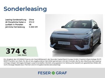 Hyundai Leasingangebot: Hyundai Kona N-LINE X 360° LED NAVI CAM HuD BOSE V2L