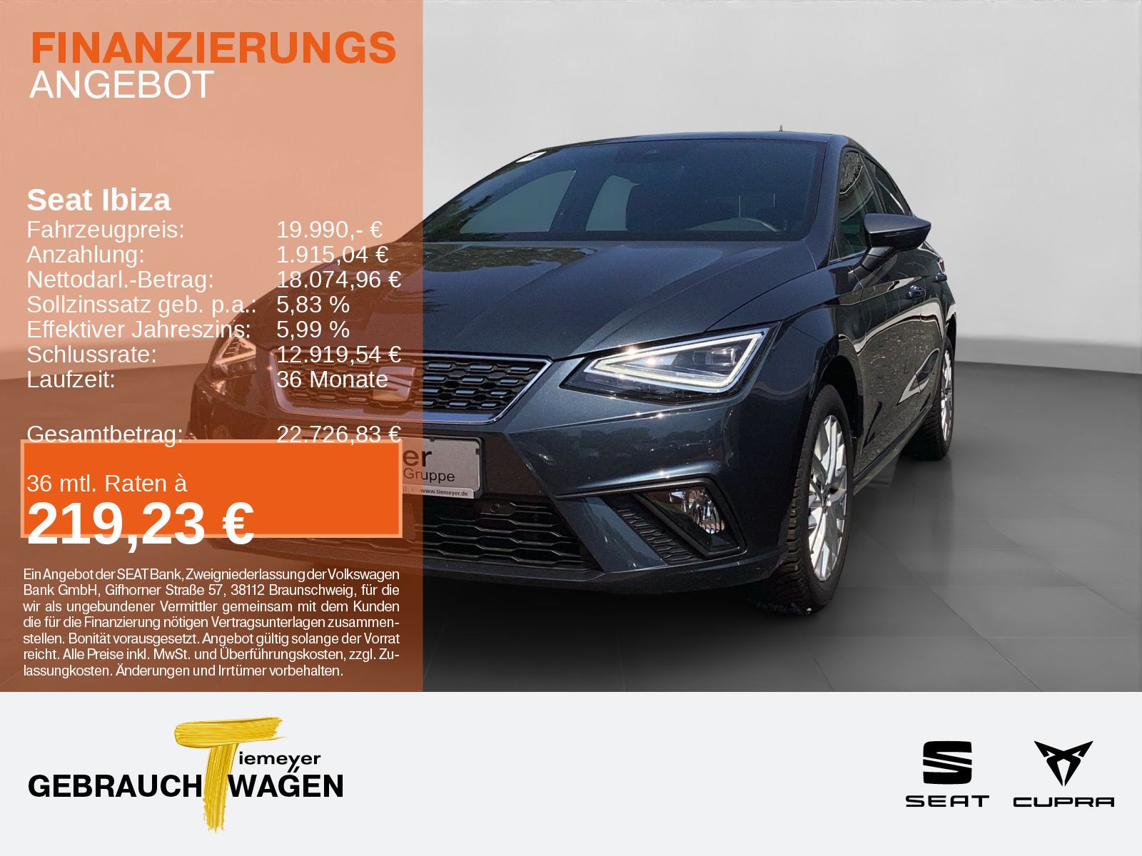 Seat Ibiza 1.0 TSI XC NAVI ACC PDC+ SITZHZ GJR