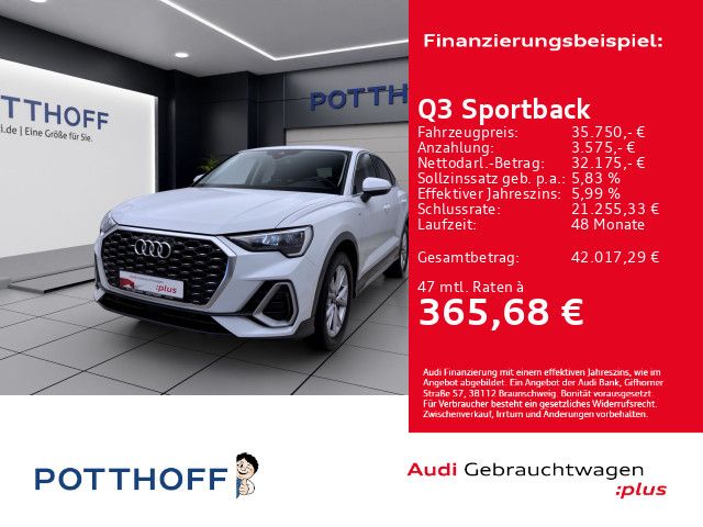 Audi Q3 Sportback 35 TFSI S LINE PDC KAMERA SITZHZG V