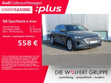 Audi Leasingangebot: Audi Q8 e-tron Sportback 55 quattro advanced 0,5%*AHK