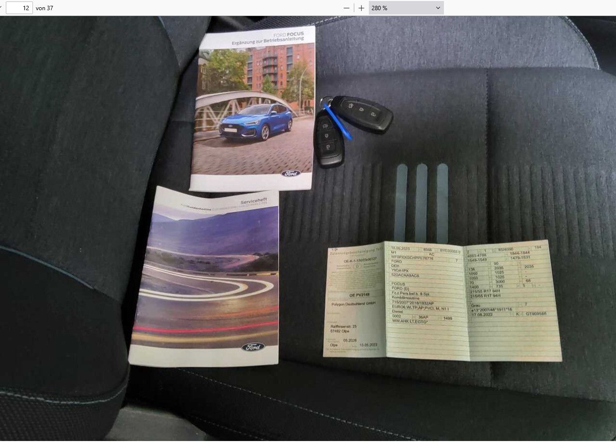 Fahrzeugabbildung Ford Focus T 1.5d AT8  LED/NAVI/SHZ/DAB/RFK/AHK/8Fa