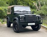 Land Rover Defender 90 TD5 Soft Top*Epsom Green! - Land Rover Defender: Cabrio