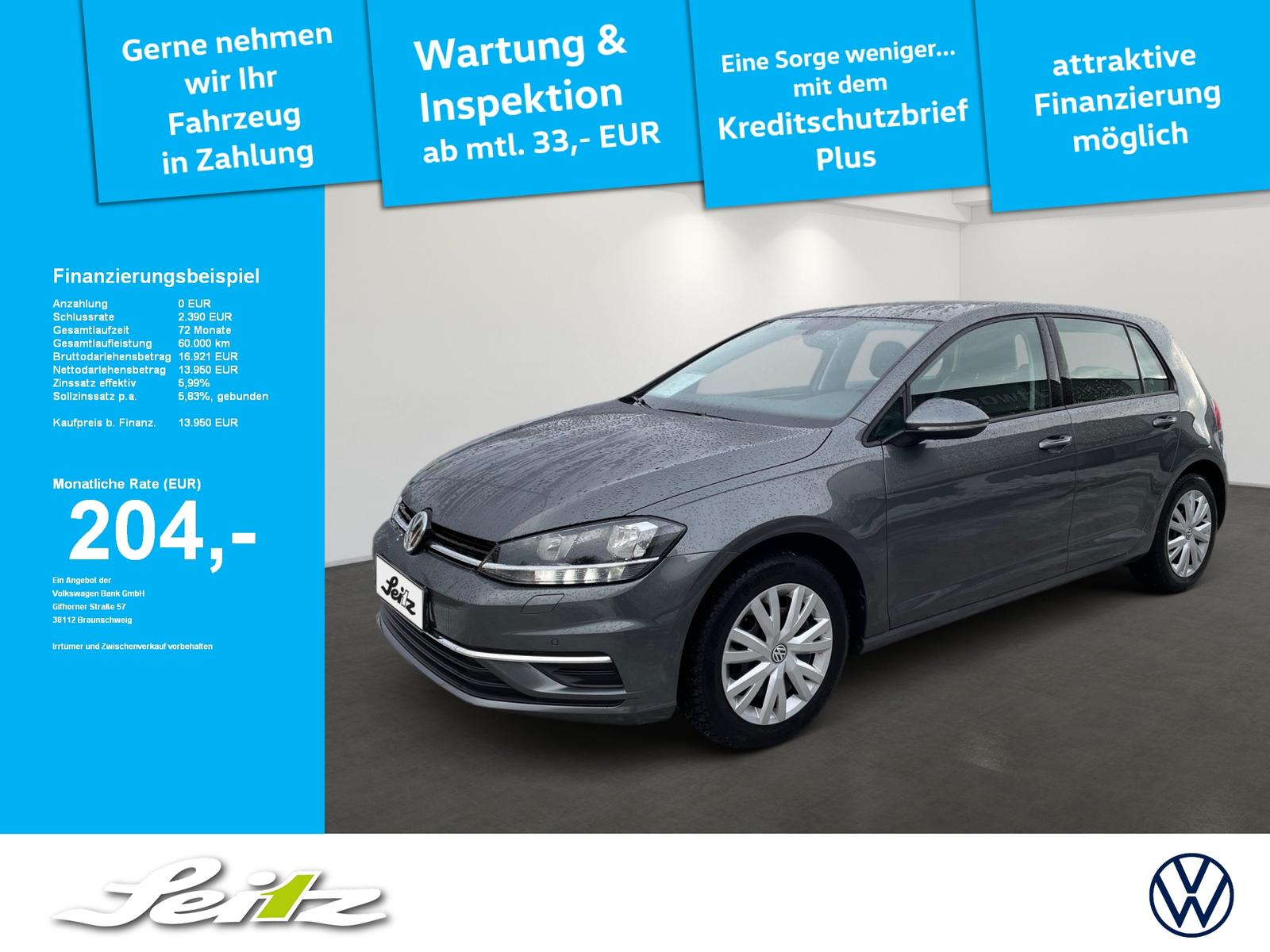 Volkswagen Golf VII 1.0 TSI Comfortline *PARKSENSOR*SITZHZG