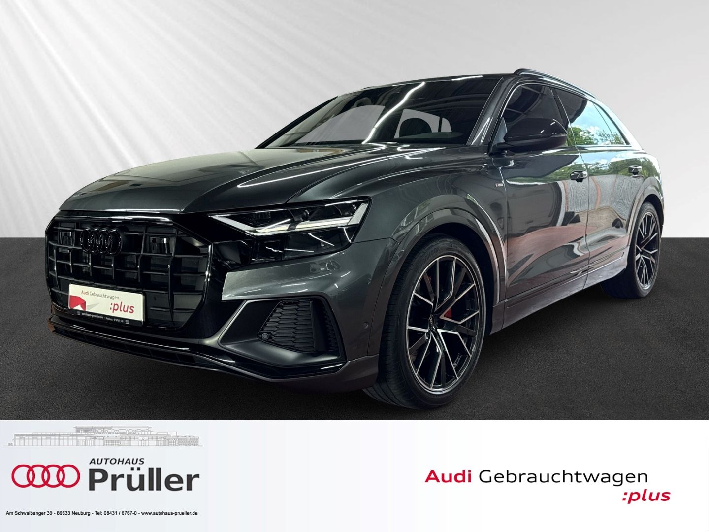 AUDI Q8 50 TDI S line qu tiptro AHK+Carbon+Pano+Sthz