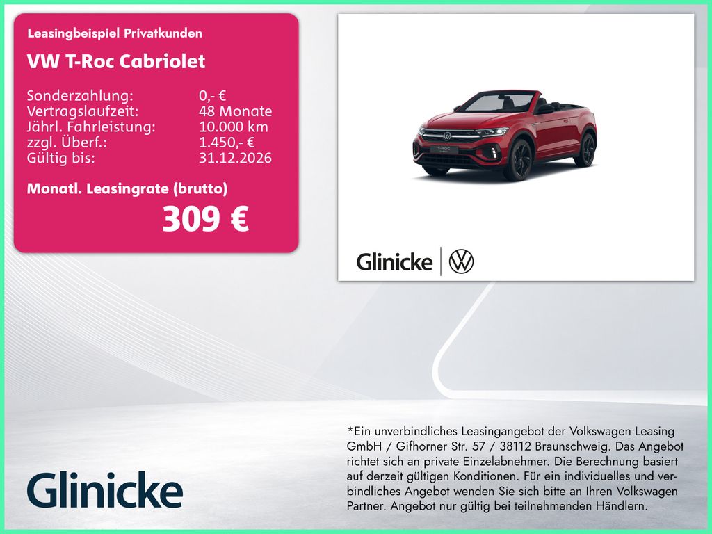 T-Roc Cabriolet R-Line *ABVERKAUF* 1.5 TSI (150