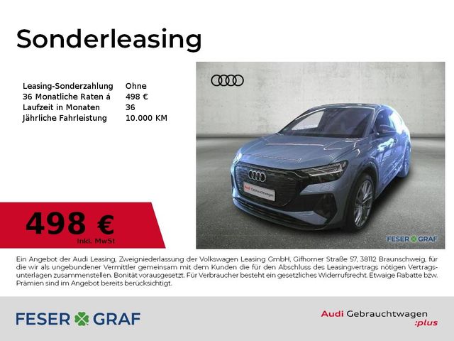 Audi Q4 Sportback e-tron 45 qu S Line Pano,Leder,Matr