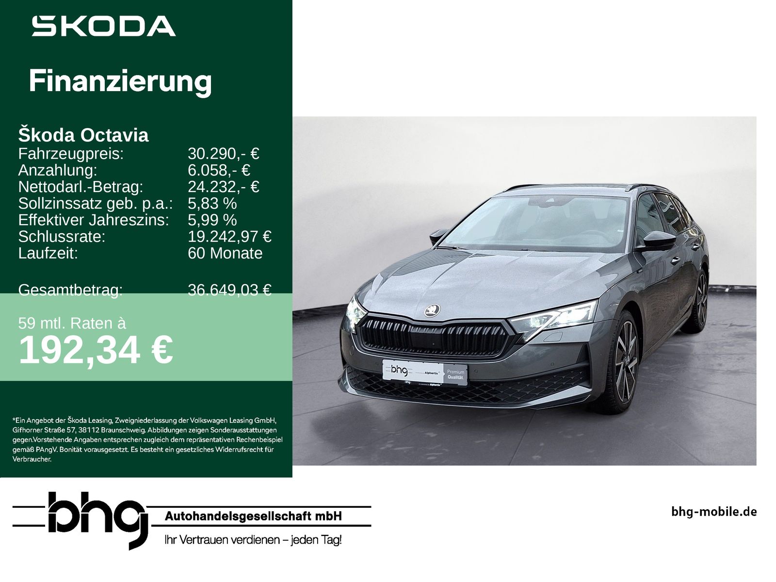 Skoda Octavia Combi 2.0 TDI DSG SPORTLINE #HEAD-UP #AR