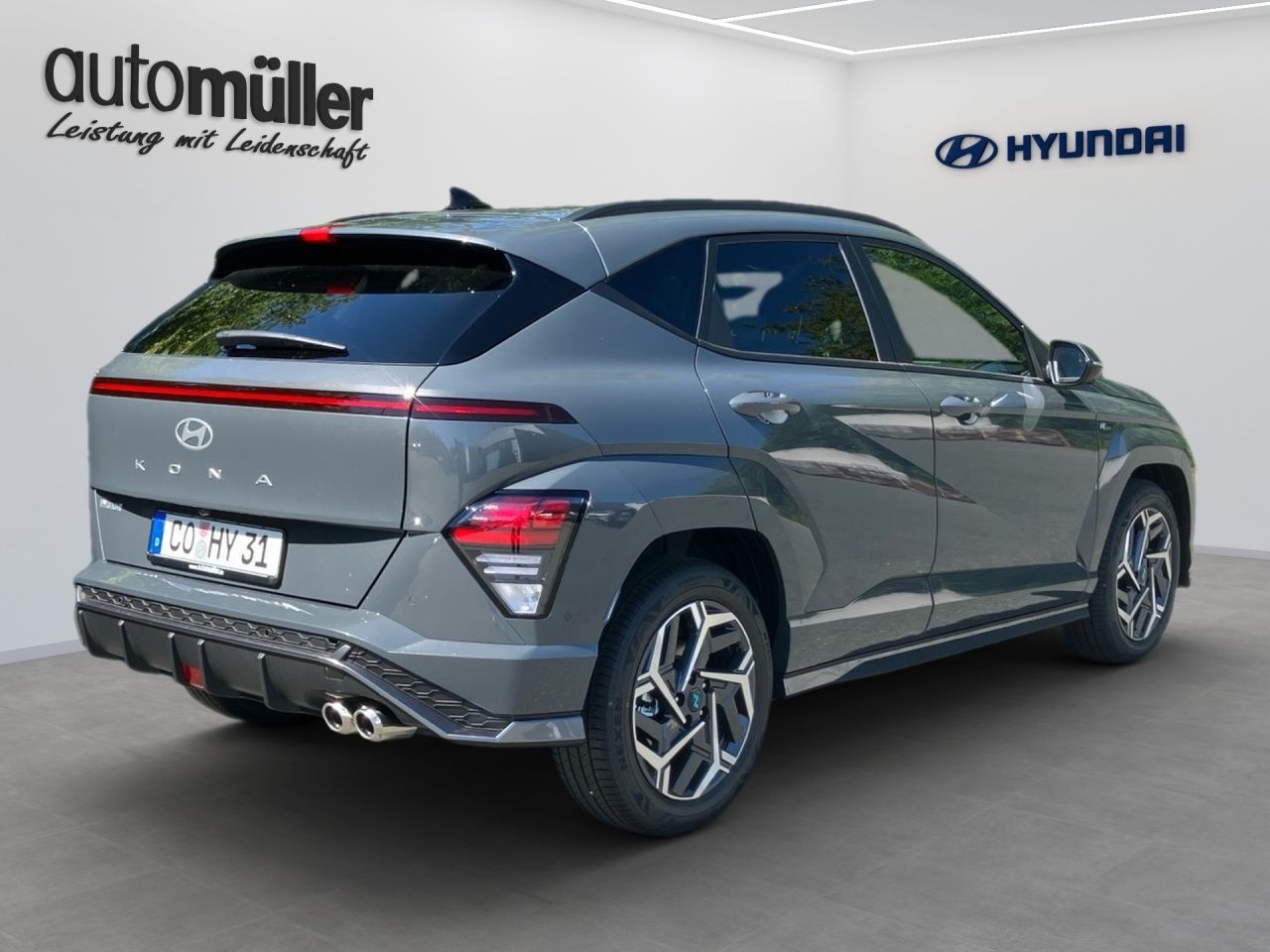 Fahrzeugabbildung Hyundai KONA N-LINE ACC AUT Akustikglas DynLicht Kam. LM